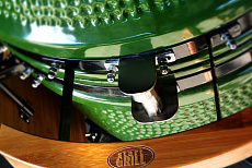 Керамический гриль SG зеленый с окошком, 57 см