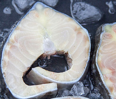 Стейк осетра (аквакультура) свежемороженный