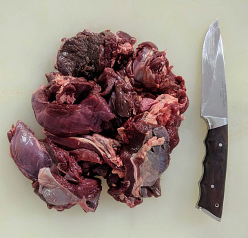 Фото Котлетное мясо европейского благородного оленя 500 г