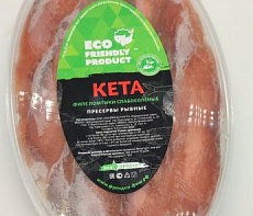 Кета филе ломтики без масла с/с 500гр