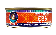 Язь обжаренный в томатном соусе